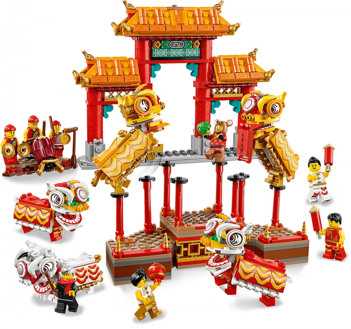 【讀者限定】團年飯/舞火龍後載譽回歸！LEGO鼠年玩行年宵、舞醒獅